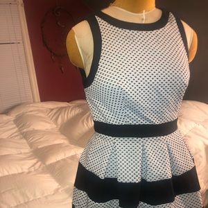 Pleated cocktail dress